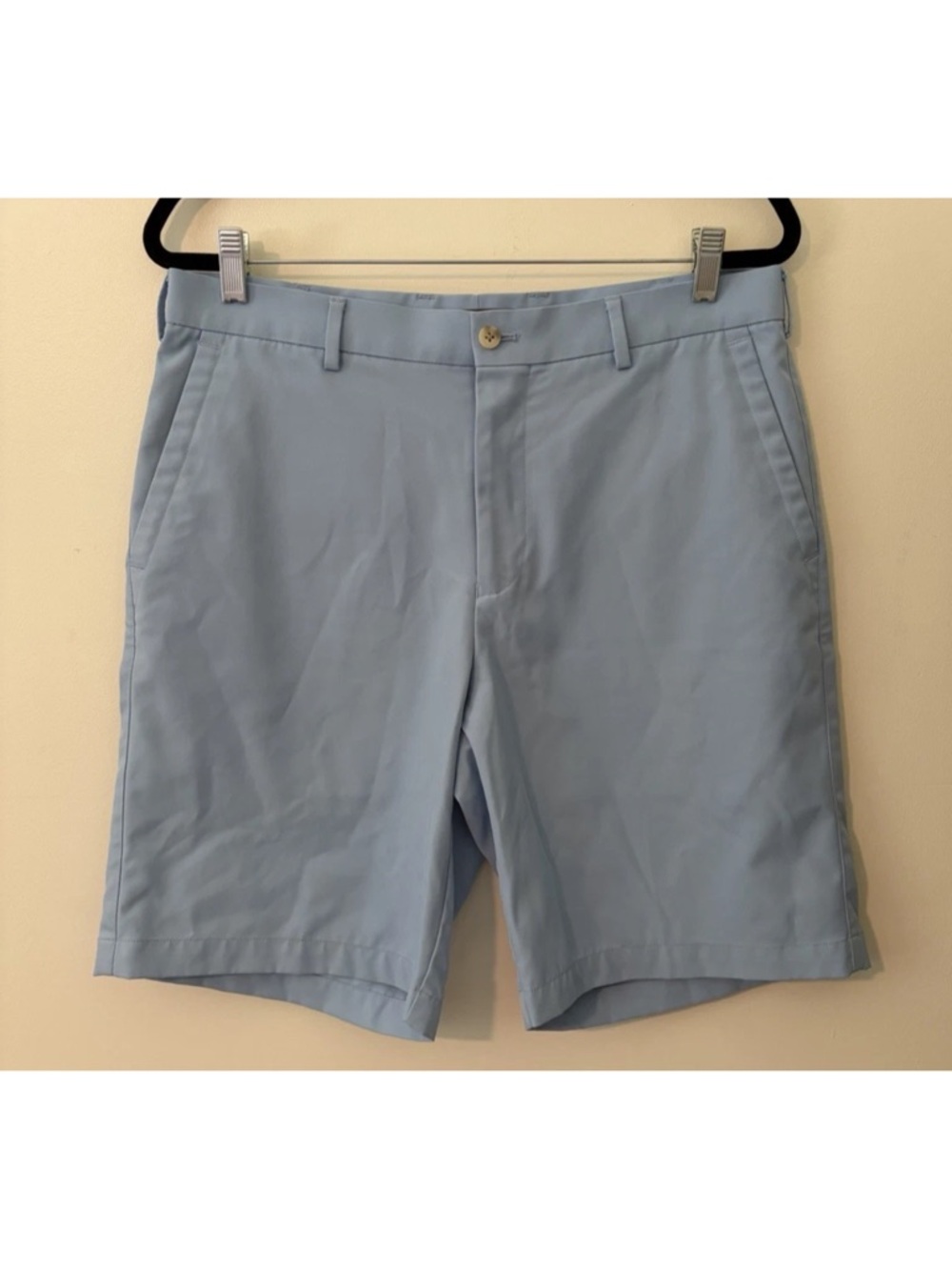 Peter Millar E4 Moisture Wicking Golf Shorts Blue Performance Size 34